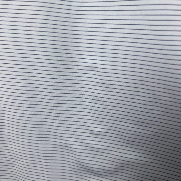 Peter Millar Polo Shirt Mens Large Blue Striped Summer Comfort Golf Performance - Picture 7 of 10